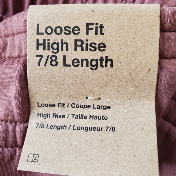 Nike Dri-FIT prima high waisted 7/8 training pants mauve - Picture 5 of 7